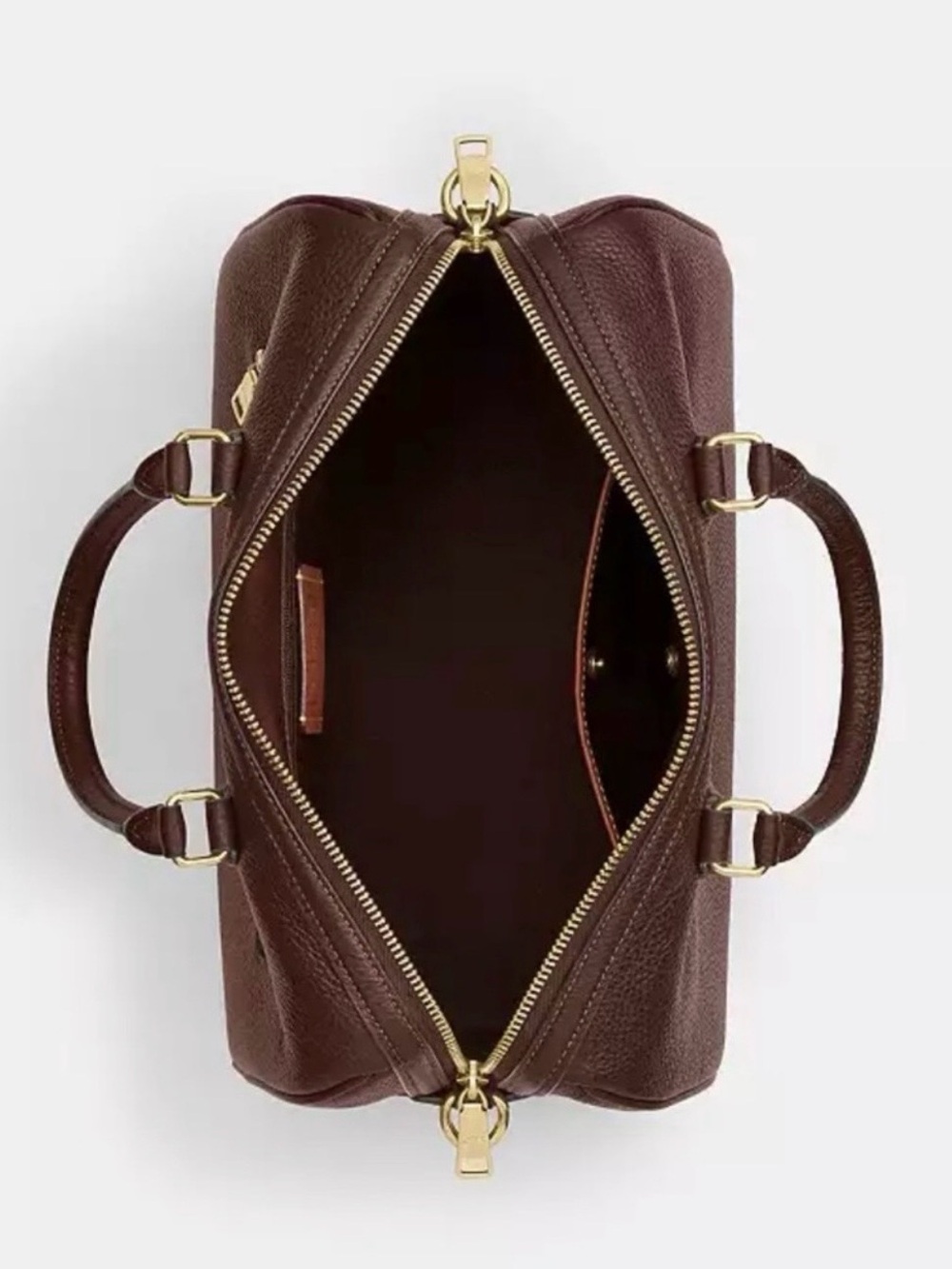 Coach Large Rowan in Maple with Gold Hardware - Picture 2 of 9